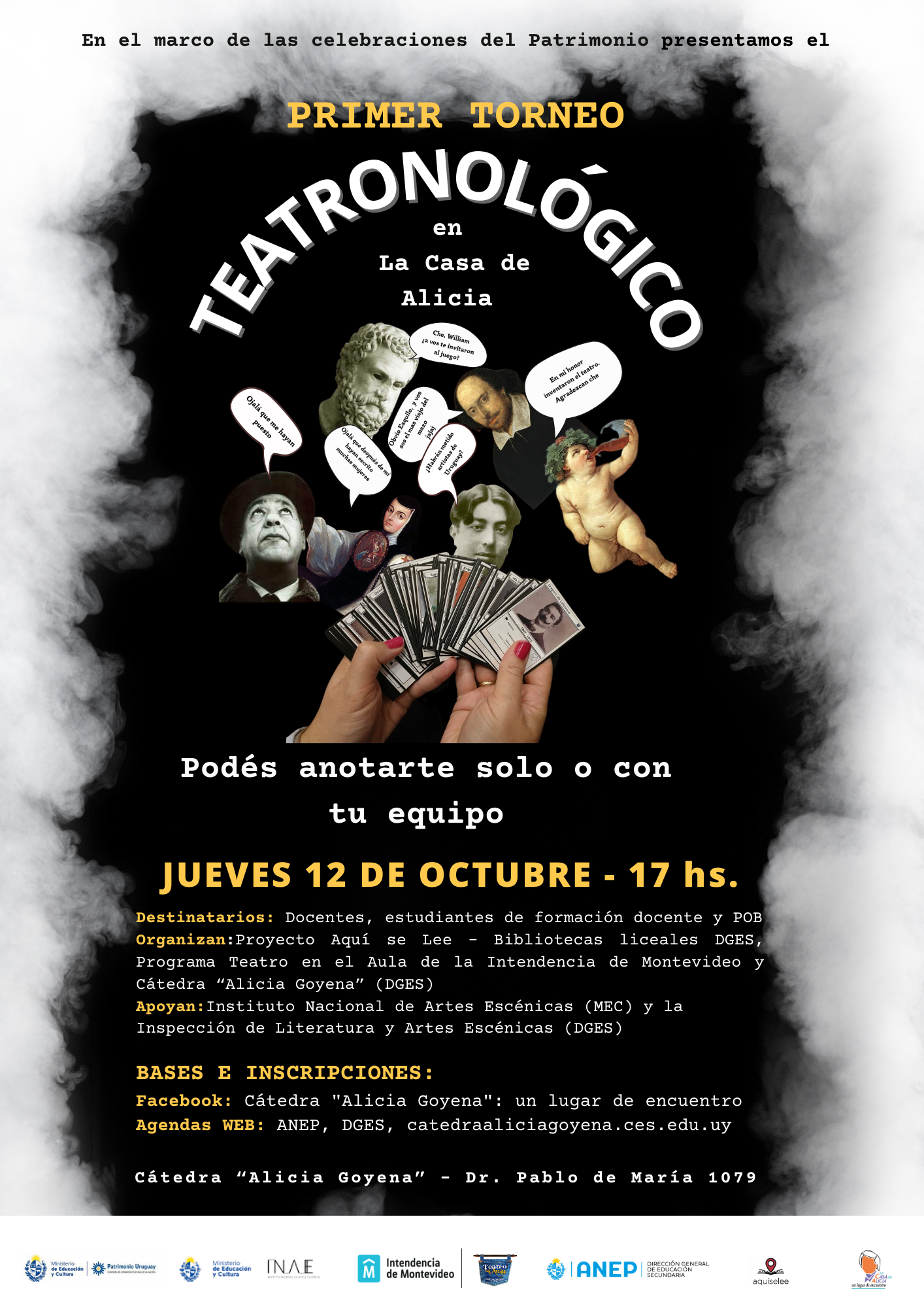 afiche torneo teatronológico