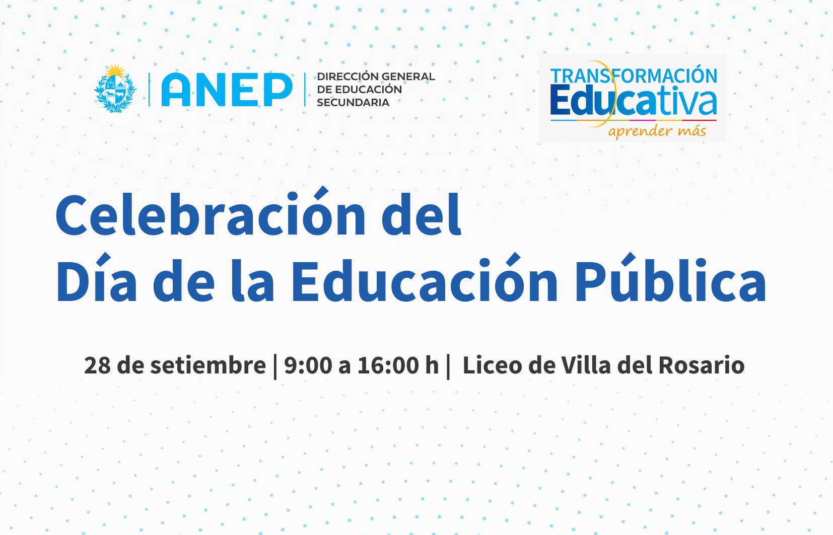 afiche día de la educación