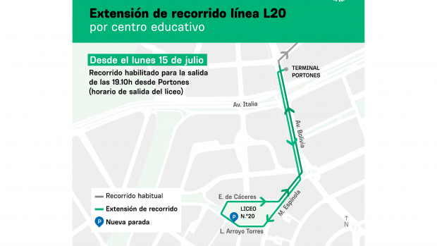 recorrido del L20